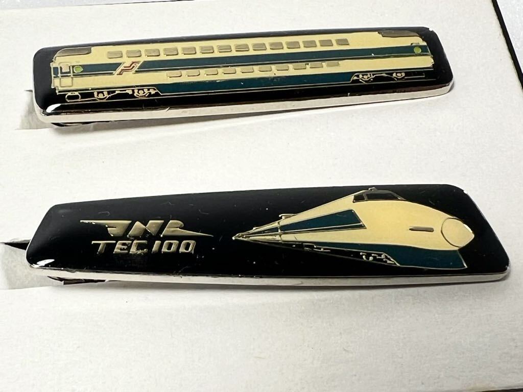 新幹線 100系 完成記念 MARCH 1985 TEC100 日本国有鉄道 国鉄 ネクタイピン タイピン 鉄道グッズ_画像3