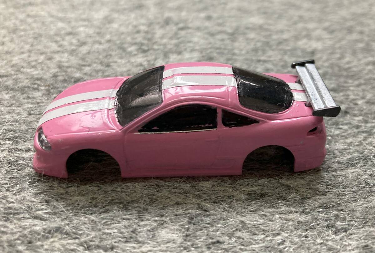 ★送料込み TURBOTURBO RACING ターボレーシング 1/76スケール RTR R/Cカー C72用塗装済みボディ（ピンク）の画像1