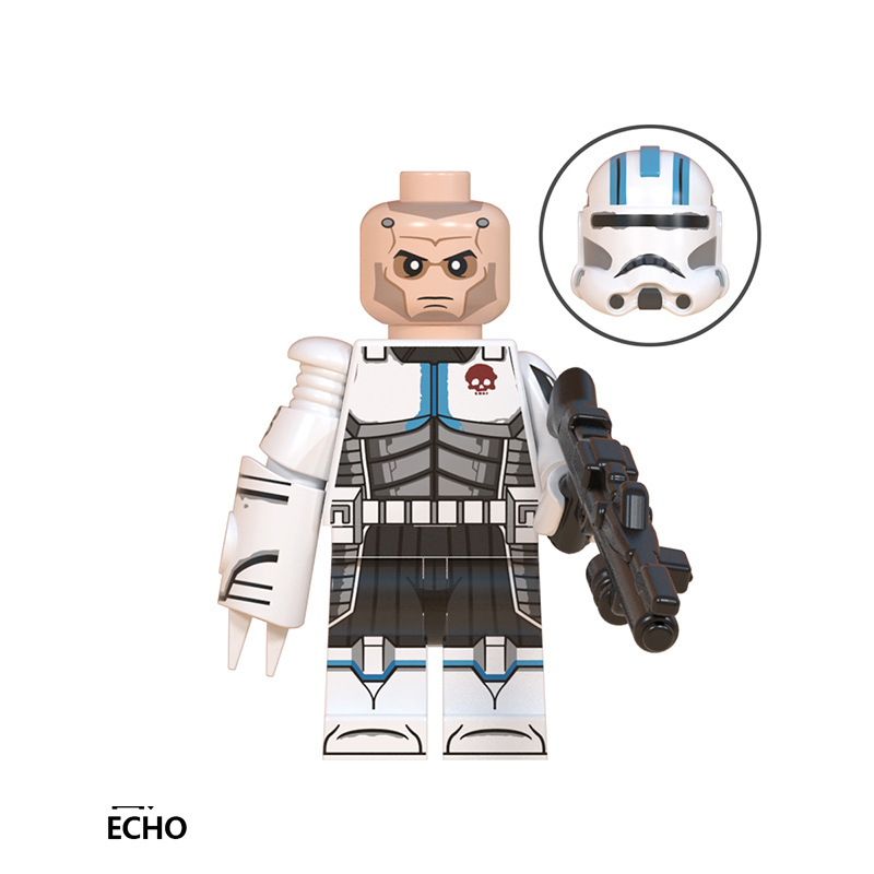 * Lego interchangeable Mini fig8 body set boka Turn Star Wars Bo katan