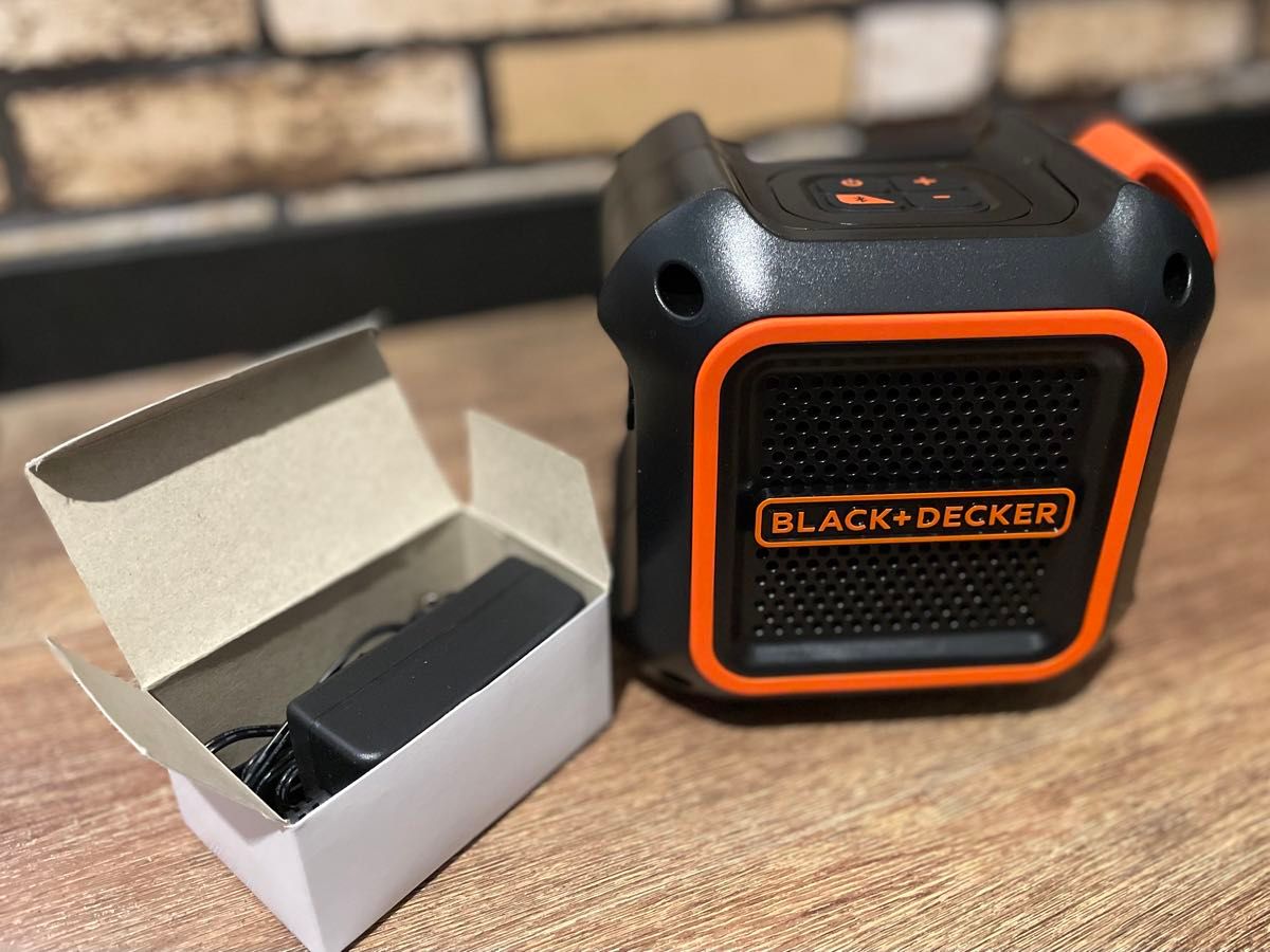ブラックアンドデッカー　Bluetoothスピーカー　新商品未使用品　外箱劣化　BLACK AND DECKER