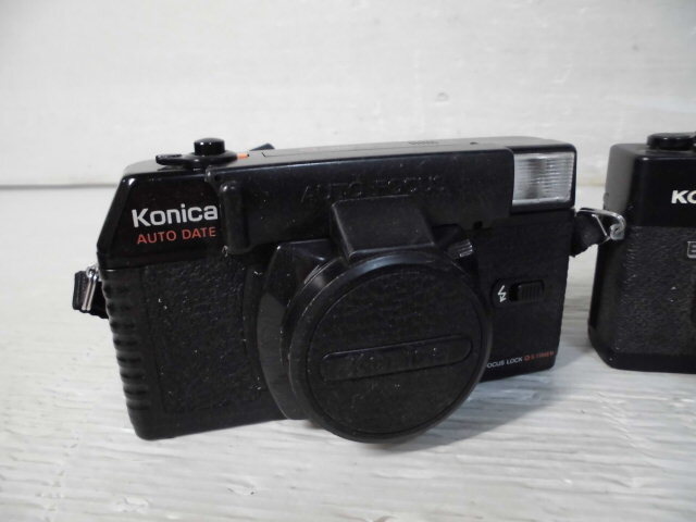 4-361♀KONICA/コニカ コンパクトフィルムカメラ 3点まとめ売り C35/C35MFD♀の画像3