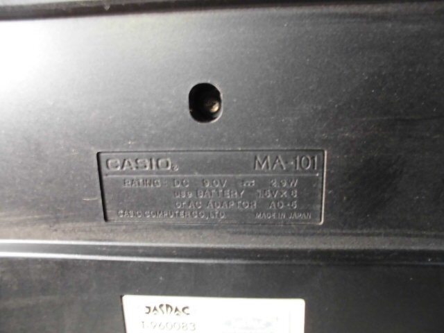 4-561♀CASIO/カシオ Tone Bank 電子キーボード MA-101♀