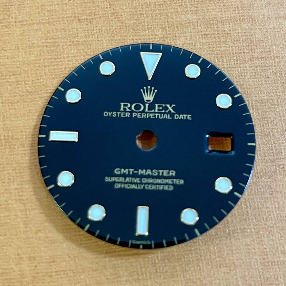純正 ROLEX ロレックス GMTマスター 黒コンビ 16753  文字盤 の画像1