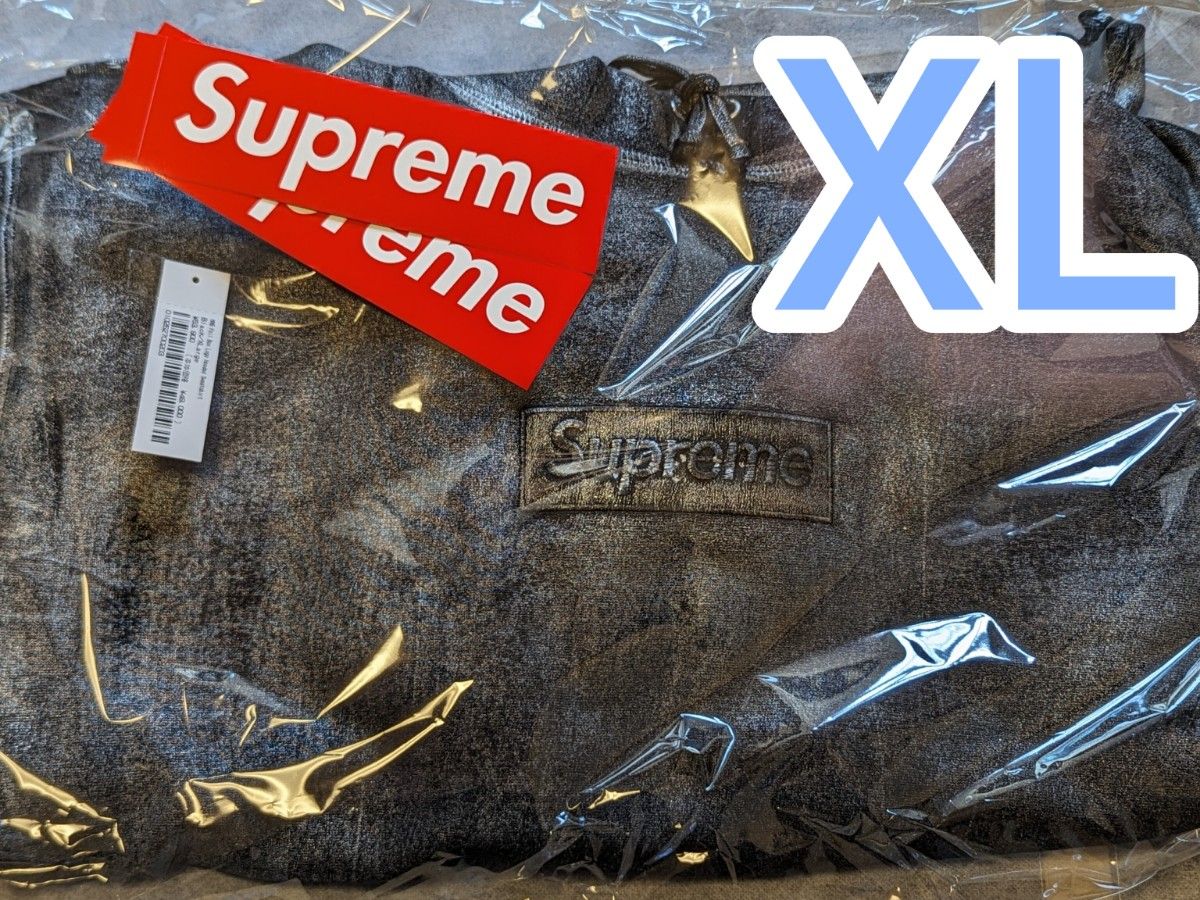 Supreme MM6 Maison Margiela Foil Box Logo Hooded Black XL 新品