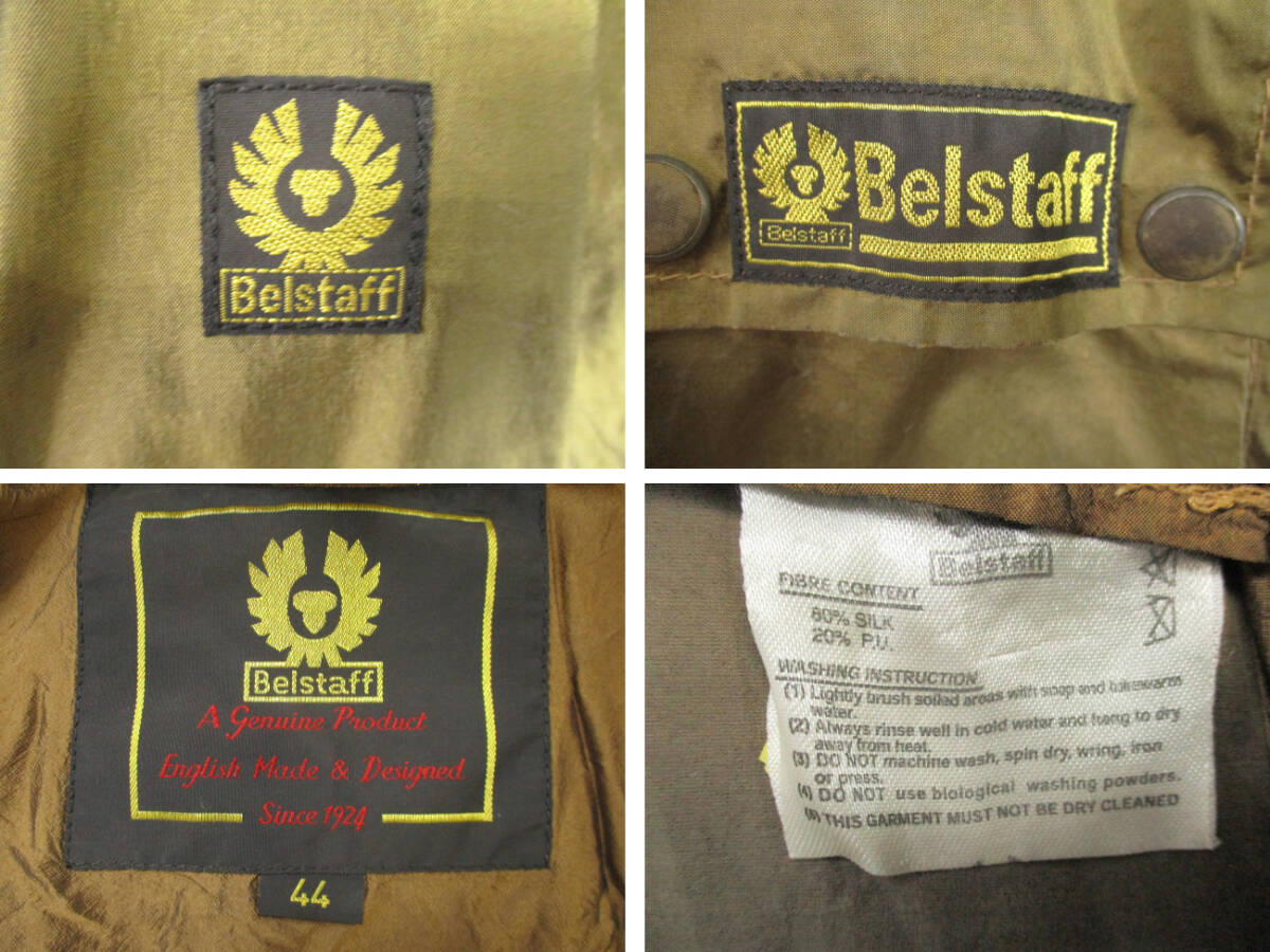Belstaff* bell штат служащих женский Италия производства < шелк . Zip выше нейлон жакет >*M1574c