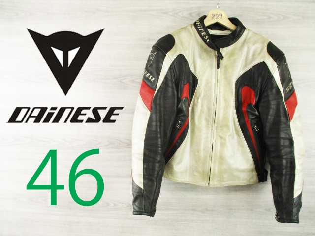 DAINESE ダイネーゼ＜レザー ライダース ジャケット＞●M227c_画像1