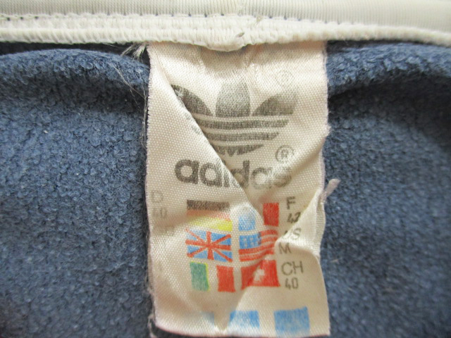 adidas アディダス＜万国タグ・パーカー・80年代・オーストリア製・トラックジャケット＞●M1442y_画像8