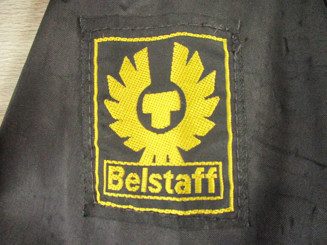 Belstaff* bell штат служащих < Vintage Zip выше нейлон жакет > большой размер *M499c