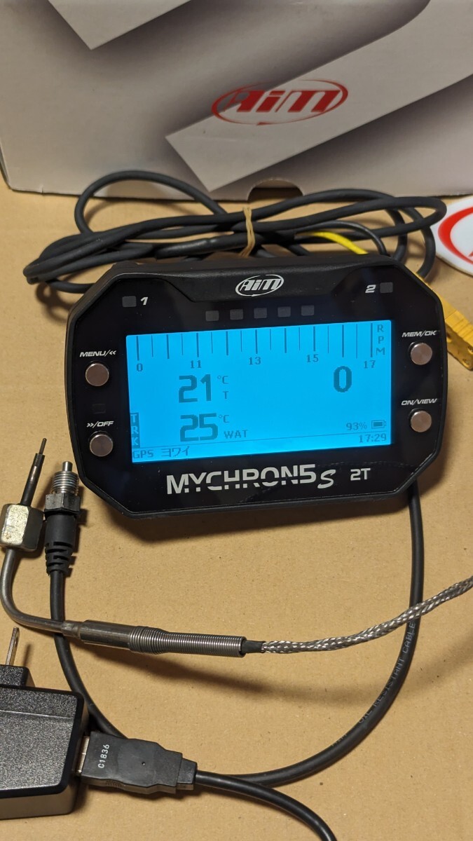 MYCHRON5S 2T (液温&排気温度センサー、予備バッテリー、コネクタ蓋付)の画像2