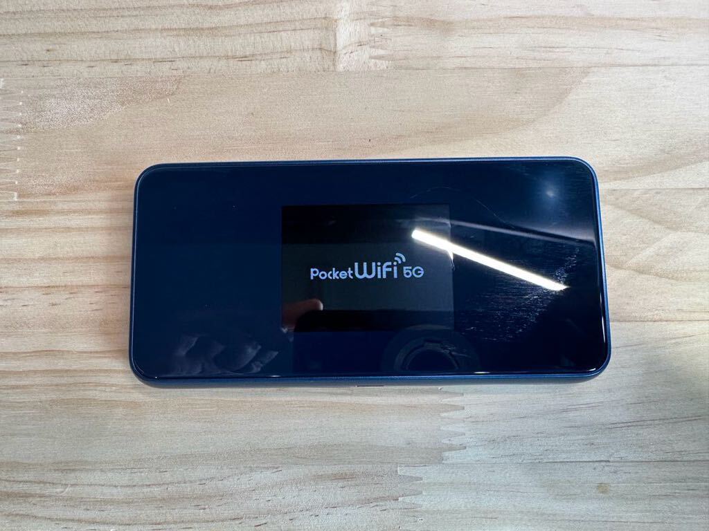 Ymobile ワイモバイル モバイルルーター Pocket WiFi 5G A102ZT ネイビー ポケットWiFi の画像2