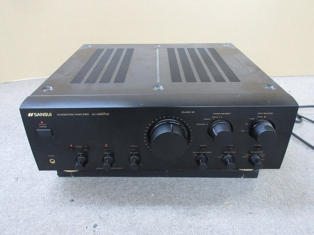 Y047-N37-1094 サンスイ sansui AU-α607XR プリメインアンプ 通電確認済 現状品①_画像1