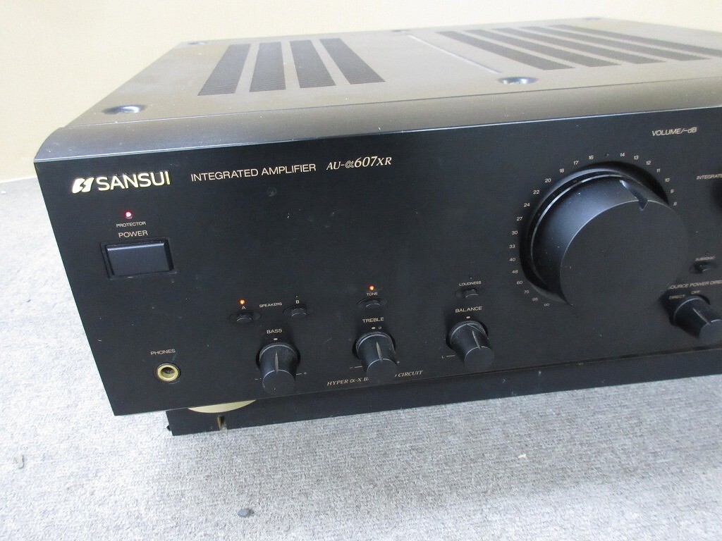 Y047-N37-1094 サンスイ sansui AU-α607XR プリメインアンプ 通電確認済 現状品①_画像2