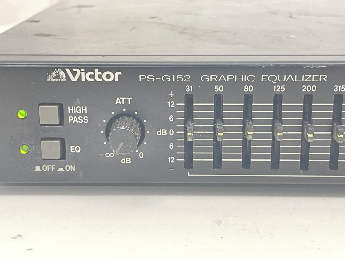 Y378-N36-1667 Victor Victor PS-G152 GRAPHIC EQUALIZER graphic equalizer EQ audio equipment present condition goods ②