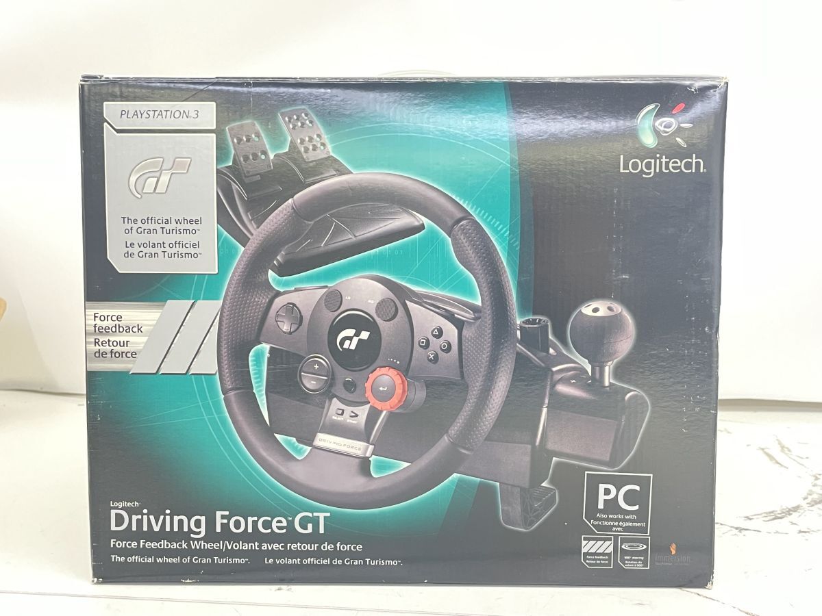 Z048-N35-1727 Logitech PS3 Playstation3 PlayStation 3 Driving Force driving сила GT руль контроллер текущее состояние товар ②
