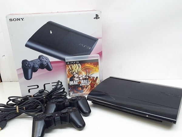 Y216-J10-4078 SONY ソニー PlayStation3 PS3 250GB CECH-4000B ゲーム機 本体 + ソフト セット 通電確認済 箱あり 現状品③の画像1