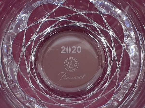 Z267-N40-101 Baccarat バカラ イヤータンブラー 2020 ブラーヴァ ロックグラス タンブラーグラス 箱あり 現状品③_画像5