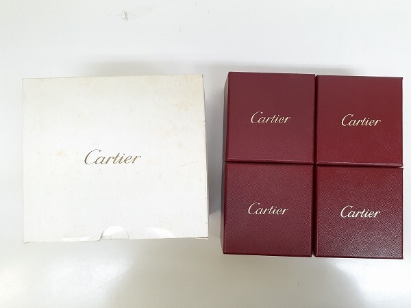 Z254-N39-132 Cartier カルティエ ウォッチケース リングケース 保管箱 純正ボックス 空箱 5点 まとめ 現状品③