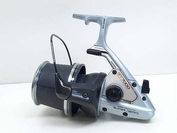 Y290-N36-1675 スピニングリール 2点 セット SHIMANO シマノ SUPER AERO GT7000 / Daiwa ダイワ FINESURF 釣り具 リール 現状品③_画像2