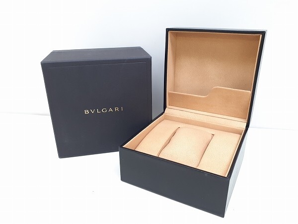 Z252-N39-133 BVLGARI BVLGARY часы кейс для часов хранение коробка оригинальный box пустой коробка текущее состояние товар ③