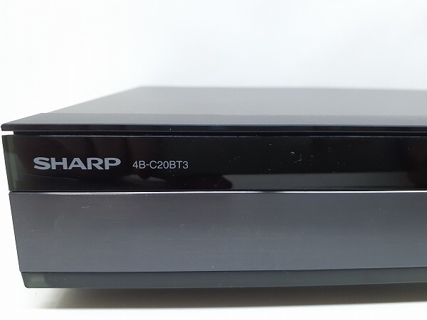 Y262-N40-49 SHARP シャープ AQUOS アクオス 4Kレコーダー ブルーレイレコーダー 4B-C20BT3 2020年製 現状品③