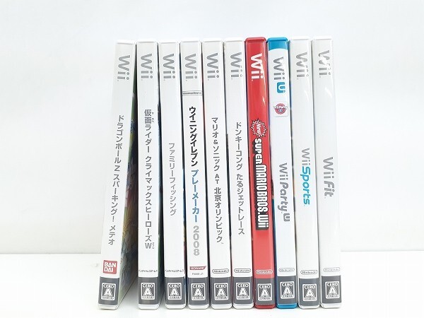W218-J10-3895 Nintendo Wii WiiU ソフト まとめ WiiUPartyU ドンキーコング マリオ＆ソニック ウイイレ など 10点 現状品③_画像10