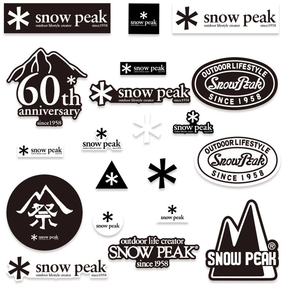 スノーピーク snow peak ステッカー 防水 20枚 セット_画像1