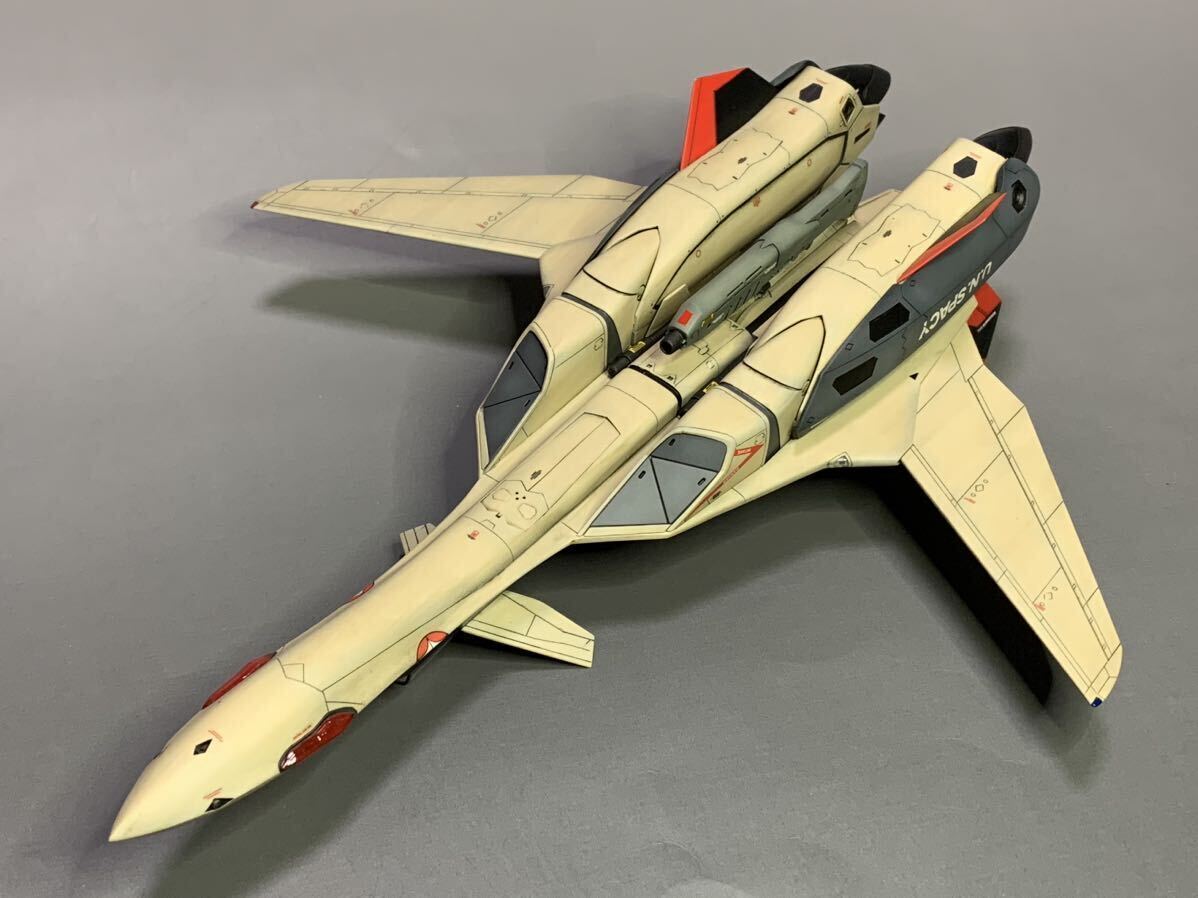 ハセガワ 1/72 YF-19ファストパック＆フォールドブースター イサム機 塗装完成品の画像8