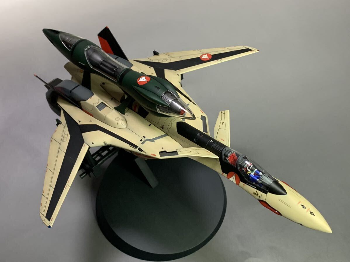 ハセガワ 1/72 YF-19ファストパック＆フォールドブースター イサム機 塗装完成品の画像4