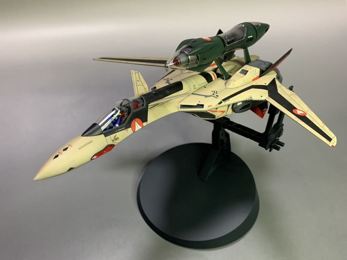 ハセガワ 1/72 YF-19ファストパック＆フォールドブースター イサム機 塗装完成品の画像1