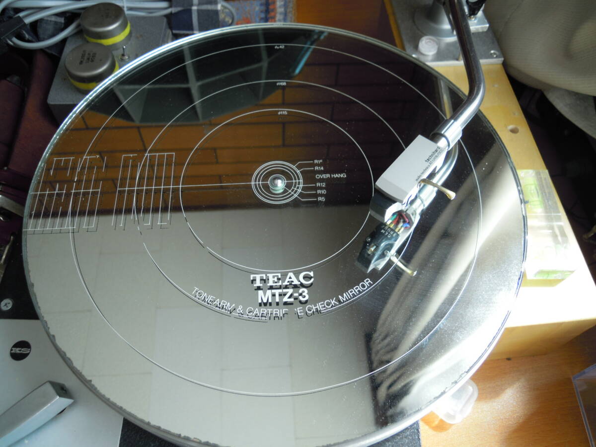 【稀少/USED】TEAC MTZ-3 Tonearm & Cartridge Check Mirror トーンアーム & カートリッジ チェックミラーの画像1