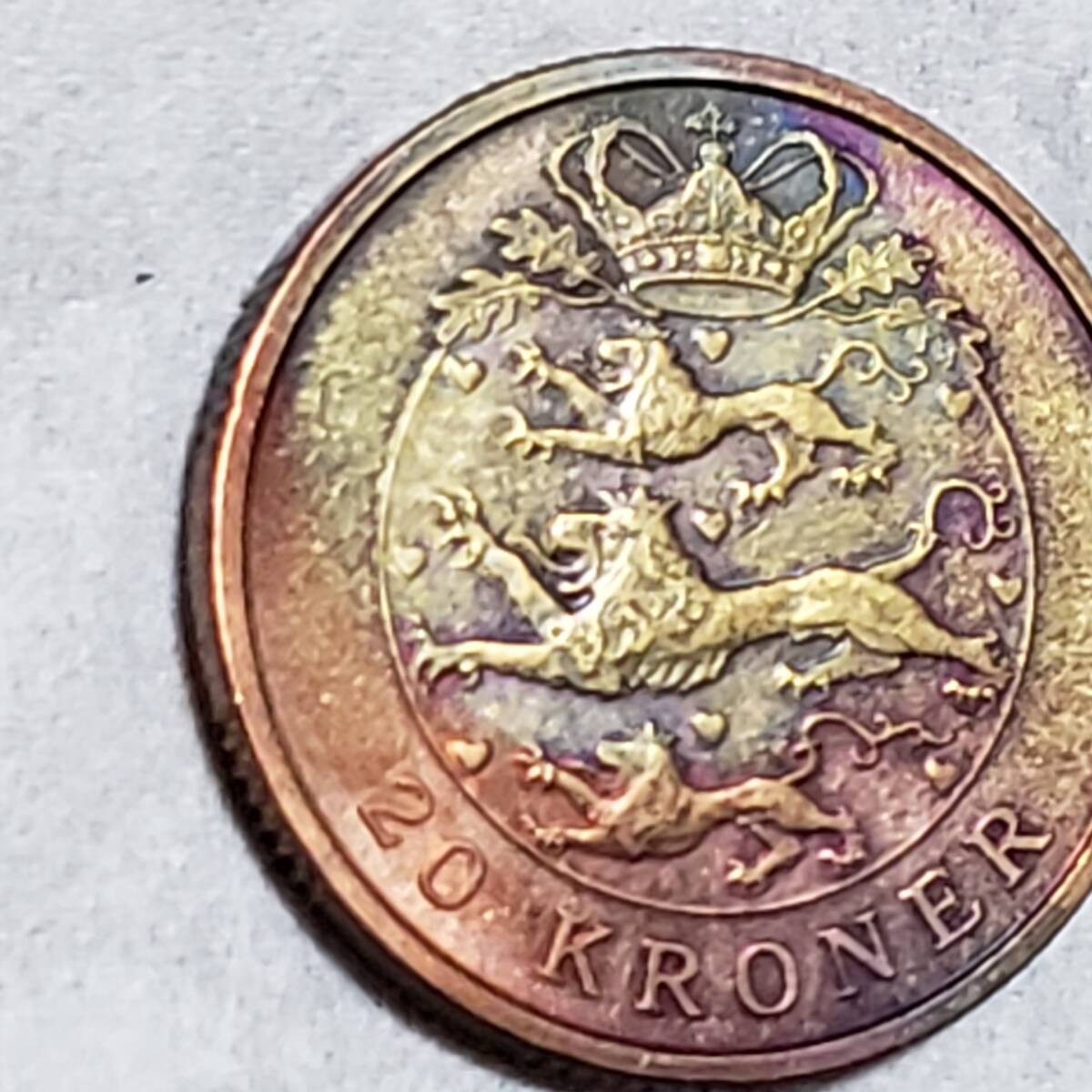 2003　デンマーク　 硬貨　超綺麗なものですトーン　コイン_画像5