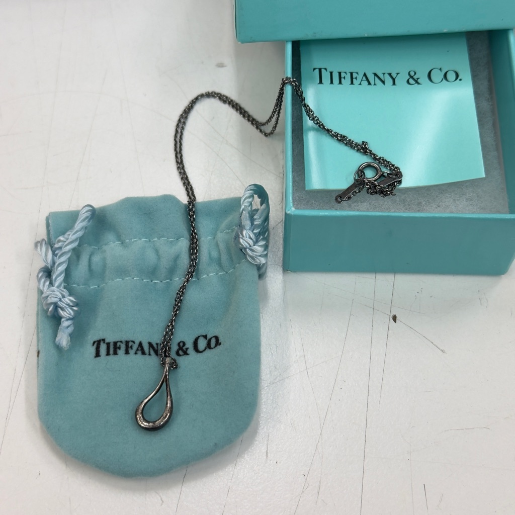 上12558 Tiffany ネックレス SV９２５ 箱付き 現状品 ティファニー シルバーの画像1