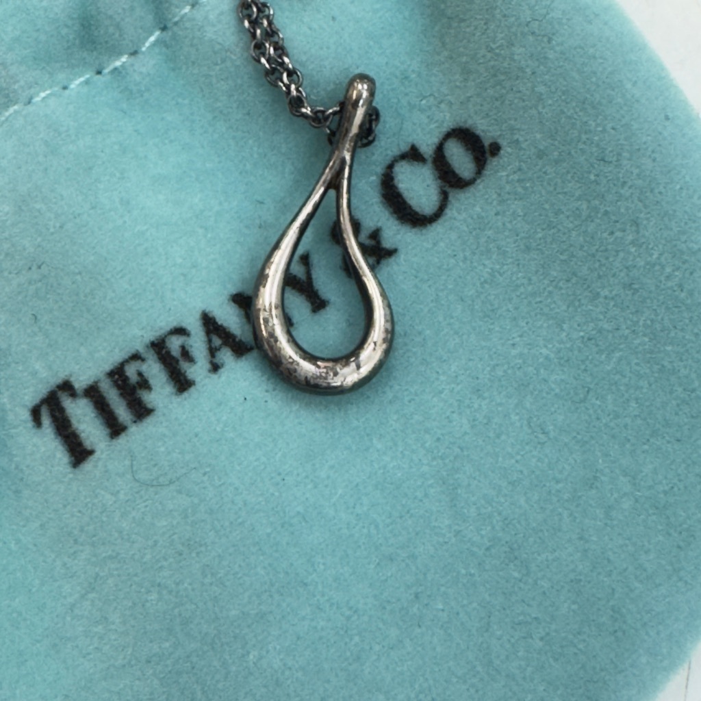 上12558 Tiffany ネックレス SV９２５ 箱付き 現状品 ティファニー シルバーの画像3
