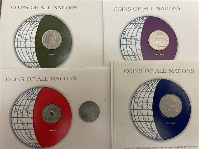 上12442 世界 切手 硬貨 コイン COINS OF ALL NATIONS 昭和レトロ 当時物 記念 コレクション コレクター ヴィンテージ 大量まとめセットの画像7