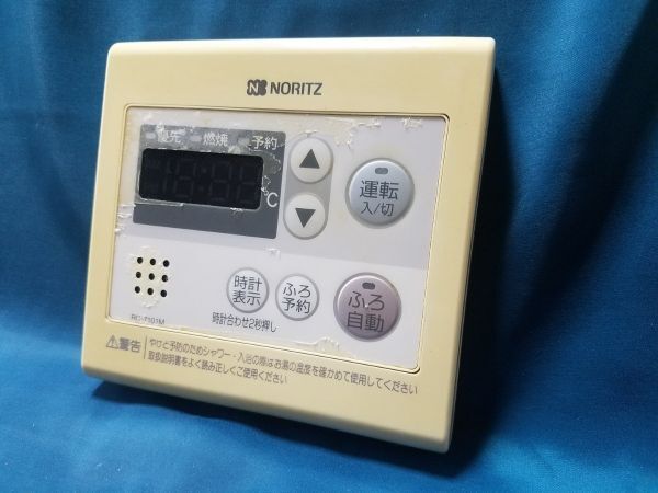 【即決】htw 1587 NORITZ ノーリツ RC-7101M 浴室給湯器 リモコン 動作未確認/返品不可 2_画像1