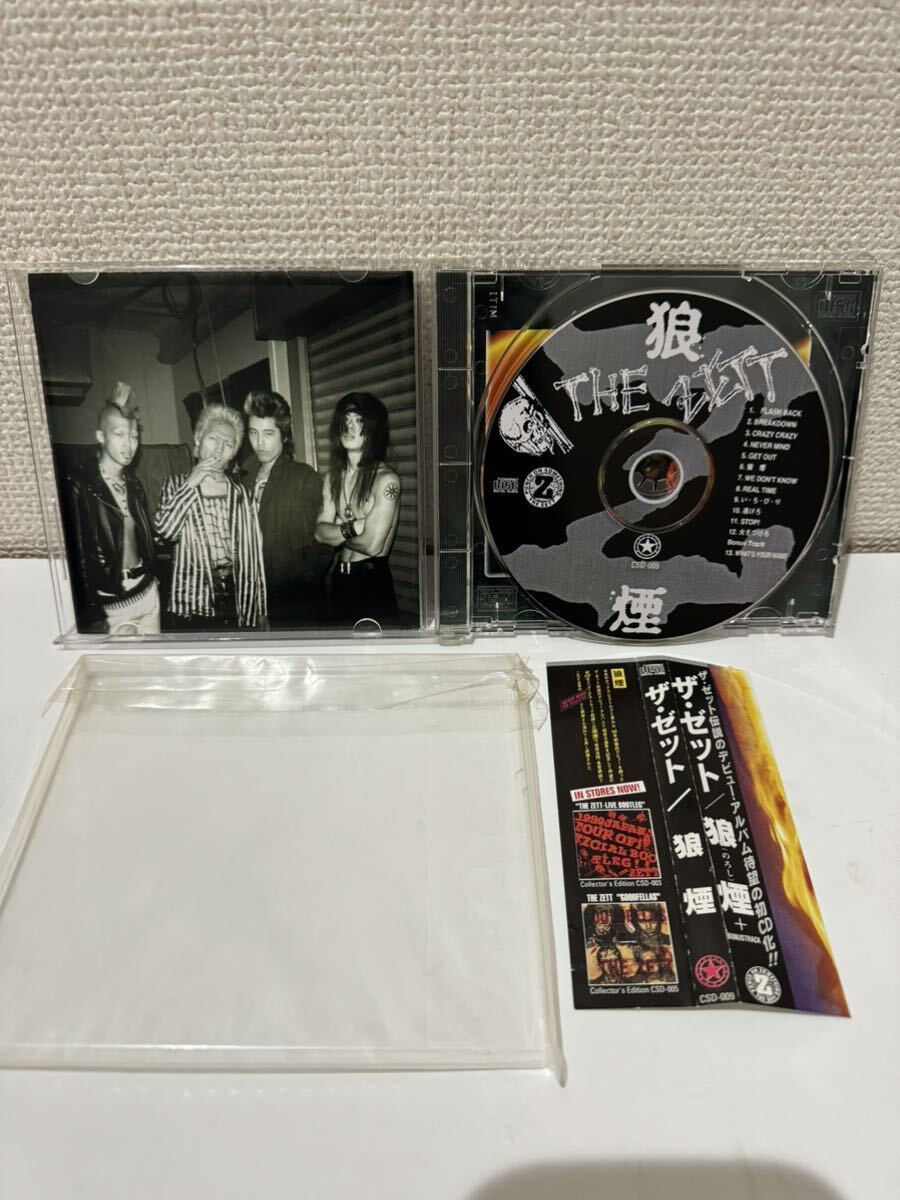 【未使用保管品】CD ザ・ゼット THE ZETT 狼煙 のろし ファーストアルバム 1st 日本のセックスピストルズ WOLF ウルフの画像3
