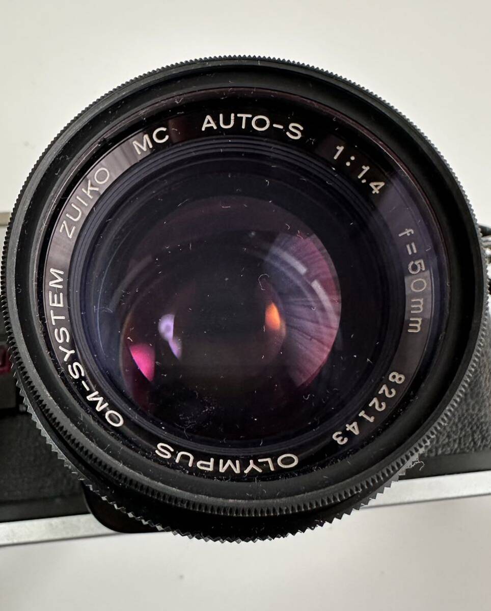 OLYMPUS オリンパス 一眼レフ フィルムカメラ OM10 OM-SYSTEM ZUIKO MC AUTO-S 1:1.4 f=50mm Kenko SKYLIGHT 1B 49mm の画像8