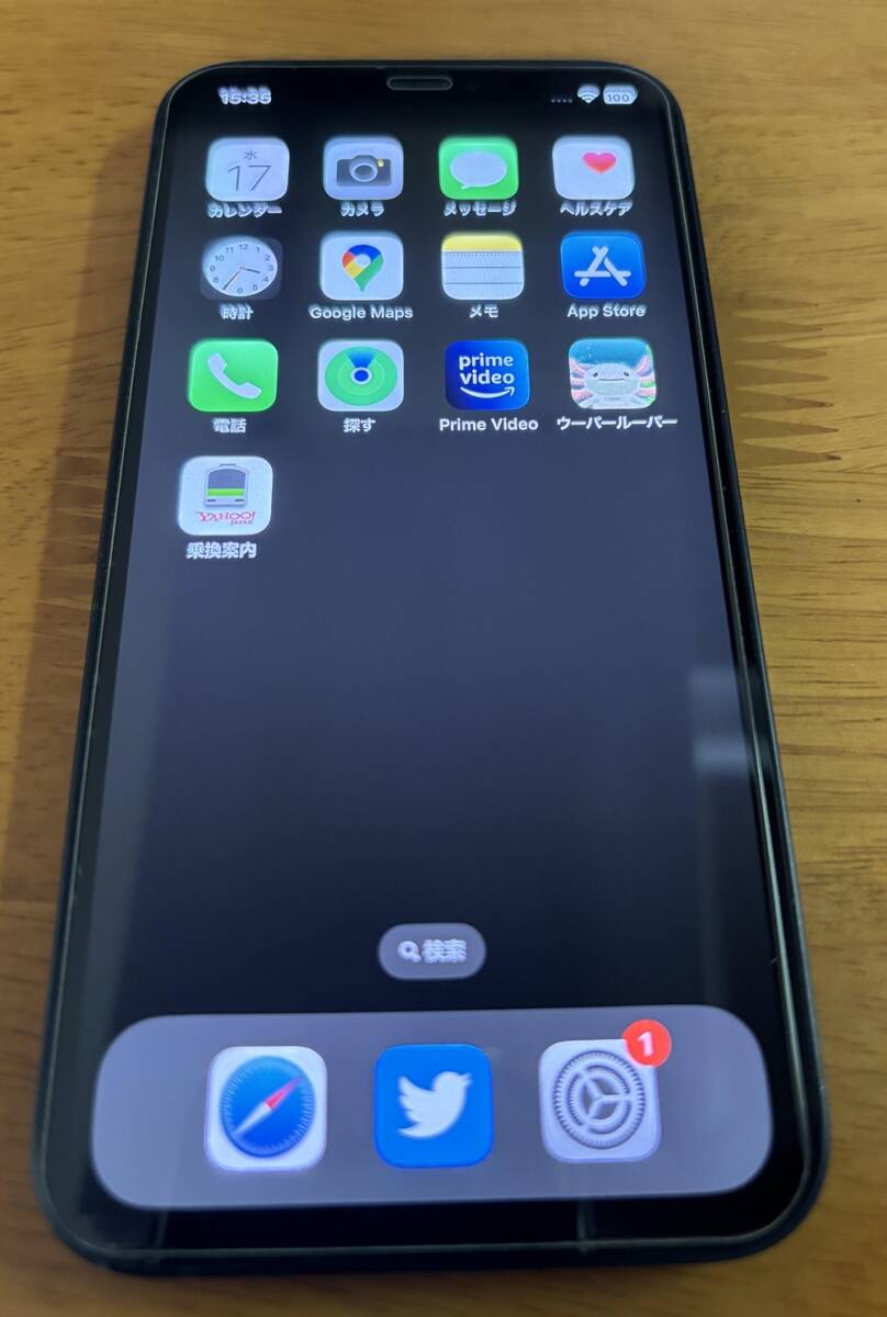 iPhone12 128GB BLACK SIMフリー版の画像1