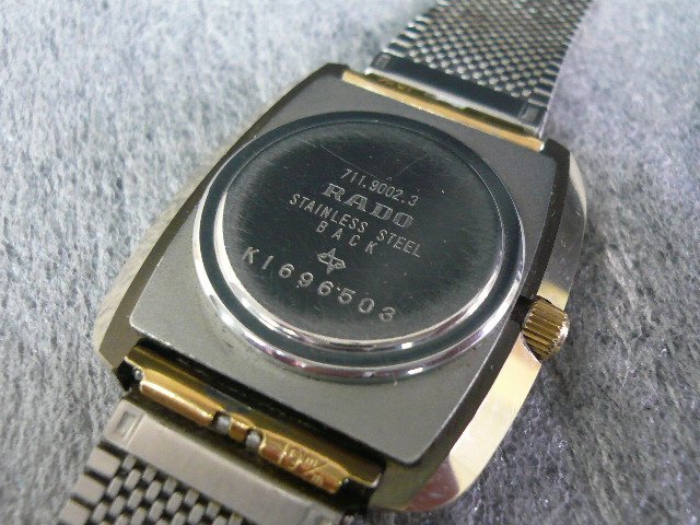 TSA-01194-03 腕時計 RADO ラドー DIASTAR クォーツ 711.9002.3の画像5