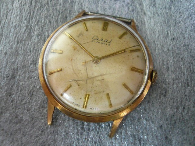 TSA-01215-03 腕時計 Coral 手巻 21石 1550 ※ジャンク品の画像1