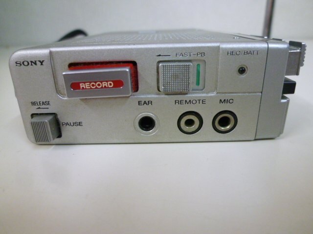 TSA-01218-03 SONY ソニー CASSETTE CORDER カセットコーダー TCM-100 ※ジャンク品_画像4