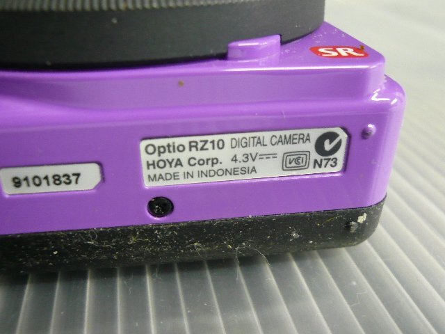 TSA-01219-03 デジタルカメラ PENTAX ペンタックス Optio RZ10 パープル 紫_画像7