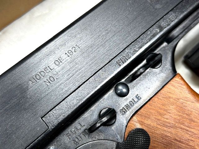 未発火★MGC★THOMPSON トンプソン M1921 ドラムマガジン CPカート仕様/SMG刻印/金属製/モデルガン/美品 _画像5