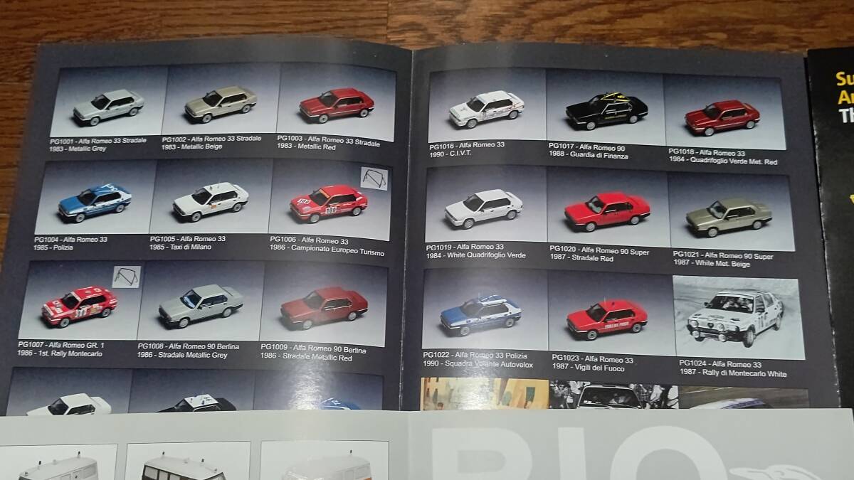 420-5 ミニカー 2008年ごろ カタログ（NORSCOT11p,PEGO2p,RIO3p,brumm5p)&チラシ（RIO×2,Le Mans×1)セット