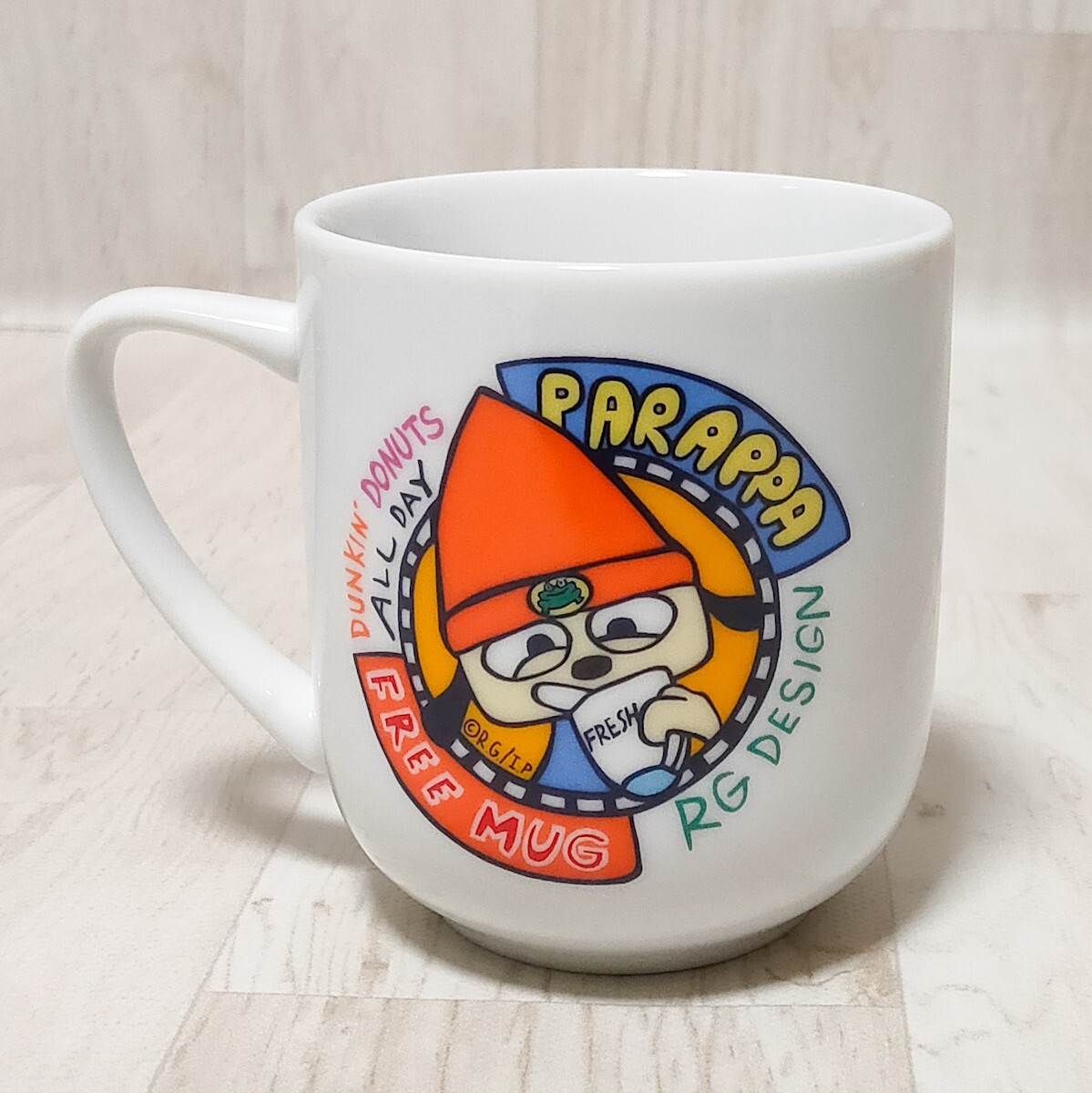 ケイティ キャット パラッパラッパー ダンキンドーナツ マグカップ ノベルティ PARAPPA THE RAPPER Dunkin' Donutsの画像2