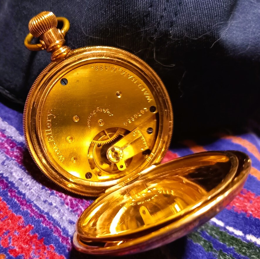 A.W.Co WALTHAM 1884年製　Wm Ellery　超希少懐中時計！元気に稼働中！もっとも古いウォルサムは如何ですか？_画像7