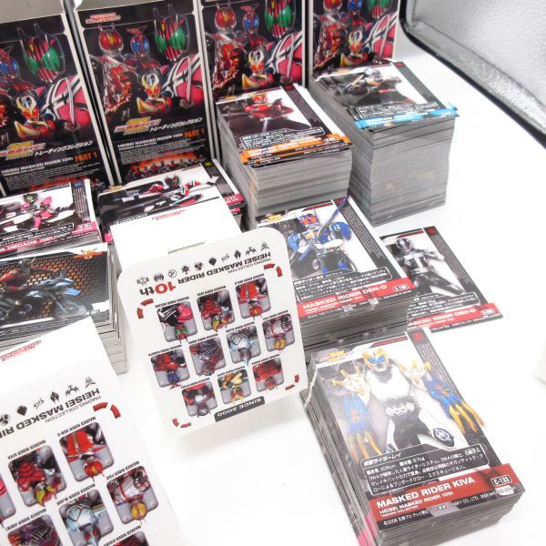 美品 平成 仮面ライダー 10th トレーディング コレクション PART1 カード トレカ 900枚以上 大量 スペシャル SP 110枚+収納ケース セット/Fの画像5