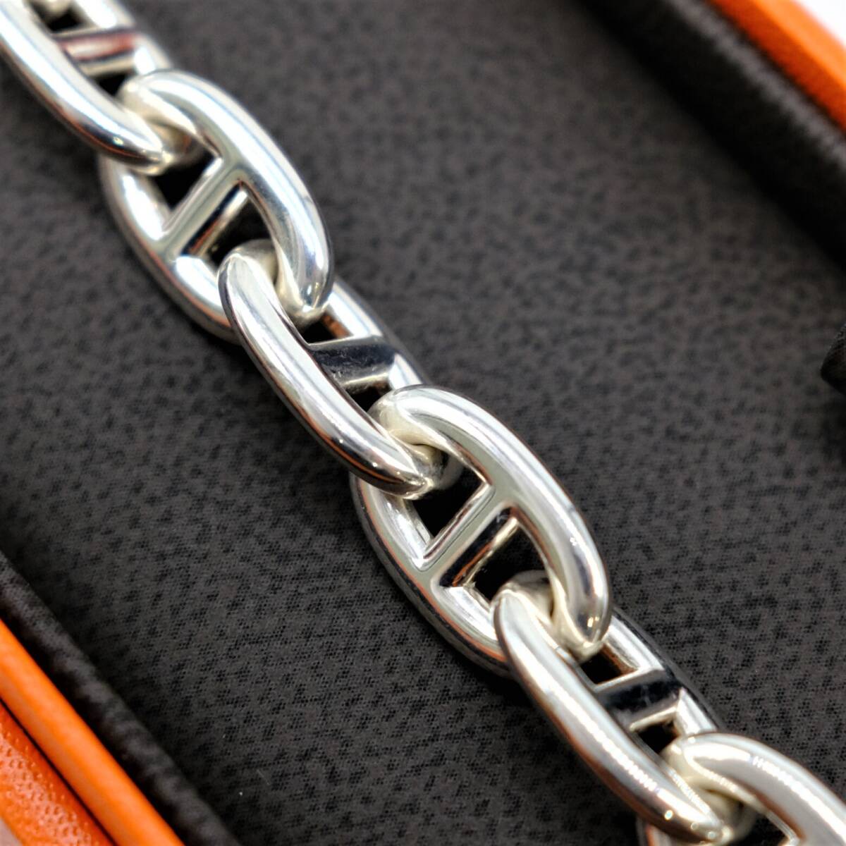 HERMES エルメス シェーヌダンクル ブレスレット MM 14コマ ブレスレット SV シルバー 925_画像4