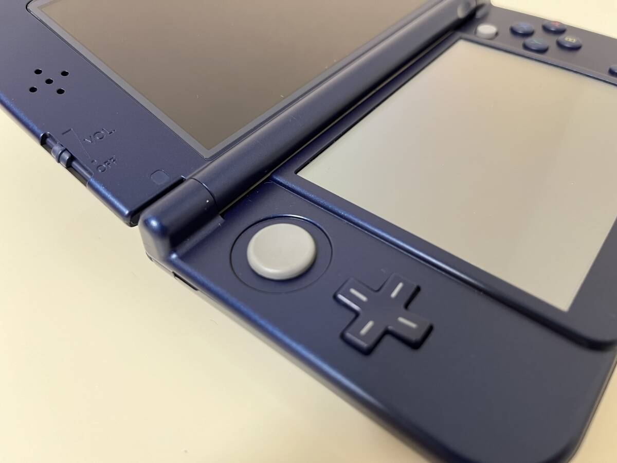 intendo nintendo New 3DSLL metallic blue touch pen body operation verification ending game machine 
