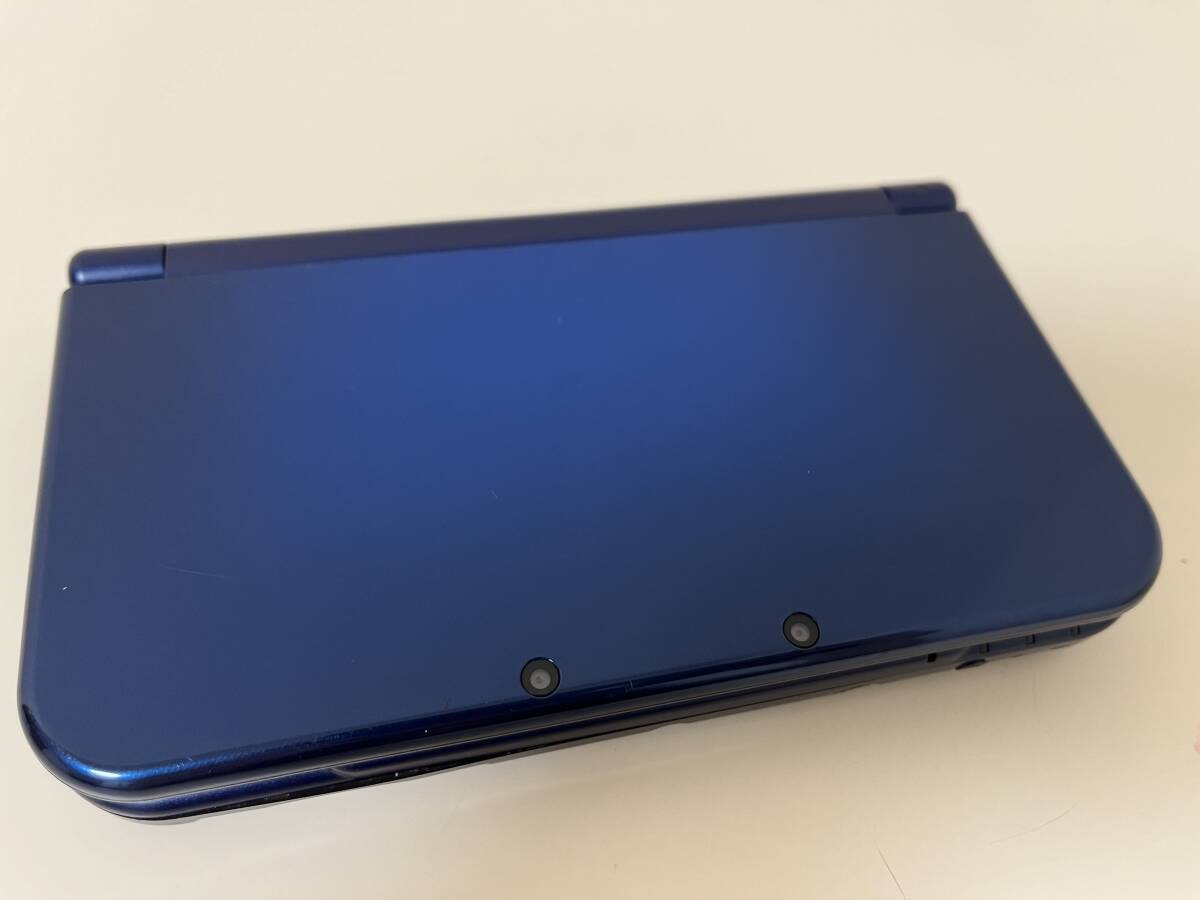 intendo nintendo New 3DSLL metallic blue touch pen body operation verification ending game machine 